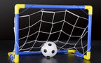 Folding Mini Football Soccer Ball Goal Post Net