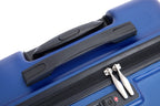 3 Piece Luggage Sets PC Lightweight & Durable Expandable Suitcase with Two Hooks, Spinner Wheels, TSA Lock, (21/25/29) Dark Blue