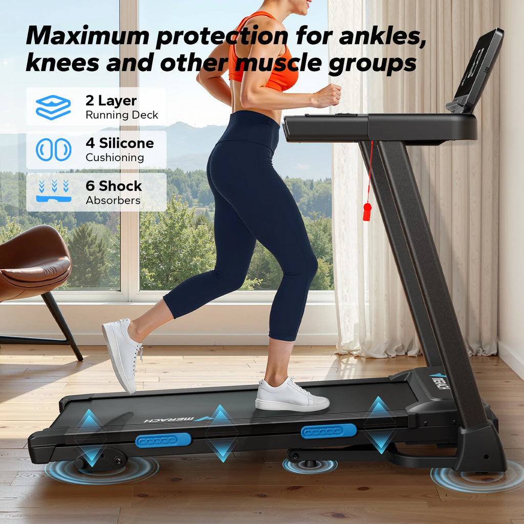 Foldable Double Deck Treadmill