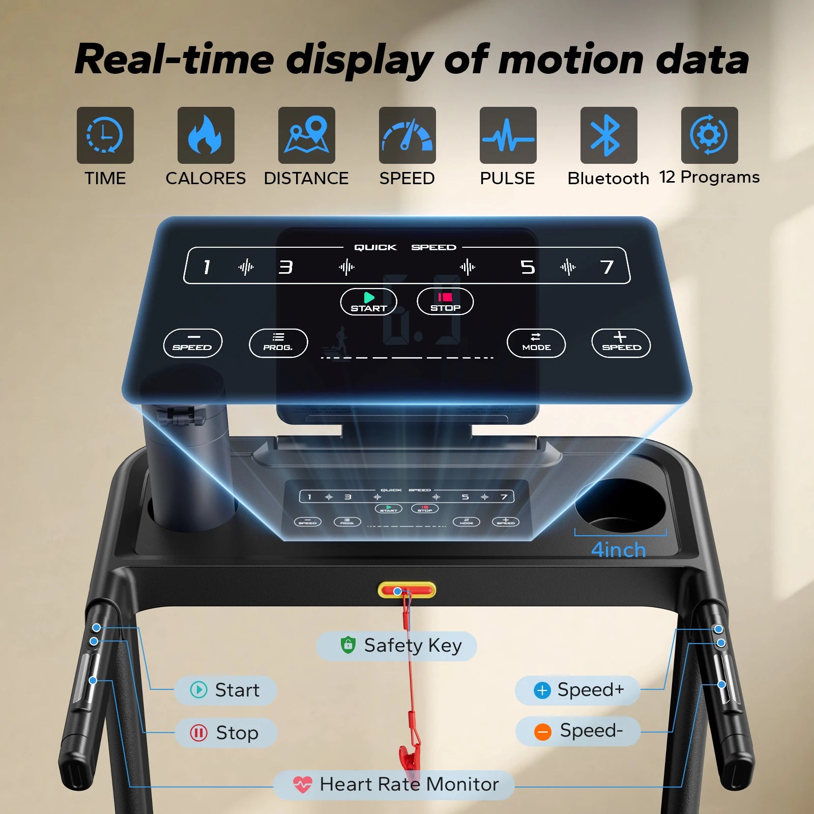Foldable Double Deck Treadmill