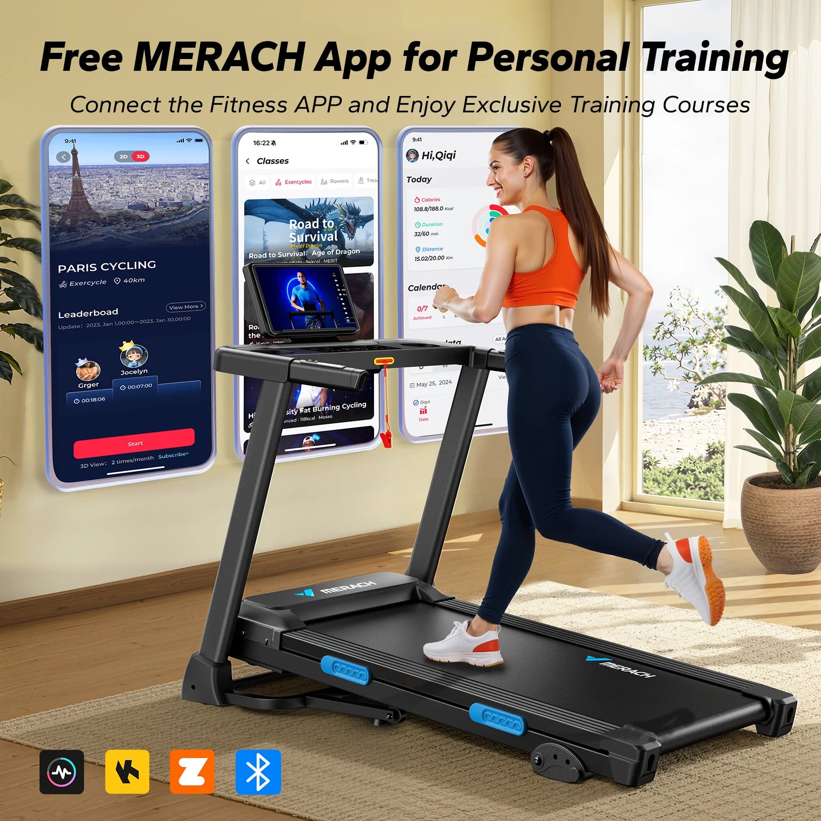 Foldable Double Deck Treadmill