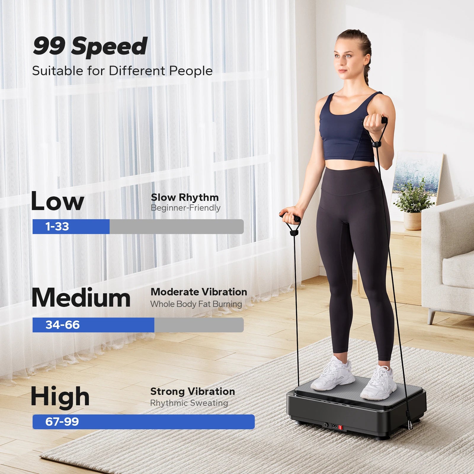 Vibration Plate Exercise Machine for Adults