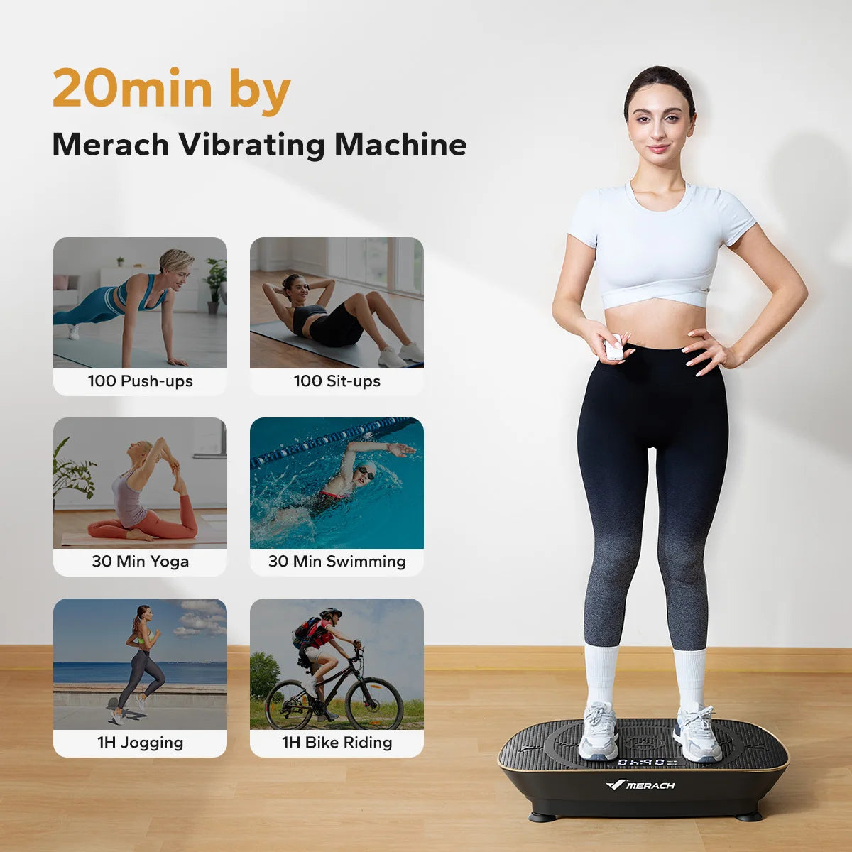 Vibration Plate Exercise Machine
