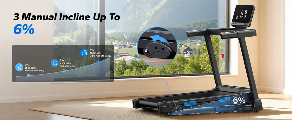 Foldable Double Deck Treadmill