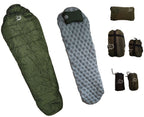 Sleeping Bag Sleeping Pad Pillow Combo Set