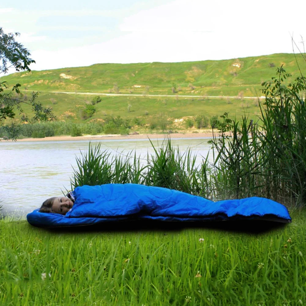 Soft Flannel Sleeping Bags with Pillow