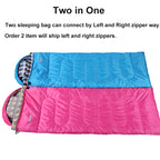 Soft Flannel Sleeping Bags with Pillow