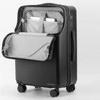 Carry On Luggage Hard Shell Spinner Suitcase USB TSA Lock Front Pocket Travel Bag