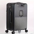 Carry On Luggage Hard Shell Spinner Suitcase USB TSA Lock Front Pocket Travel Bag
