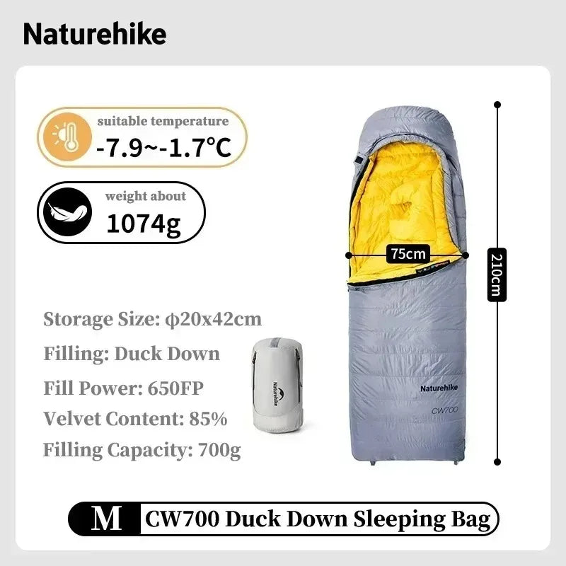 Ultralight Down Sleeping Bag for Adults
