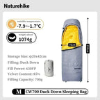 Ultralight Down Sleeping Bag for Adults