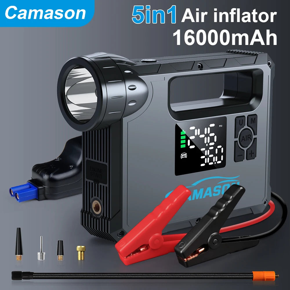 Portable Air Compressor & Battery Jump