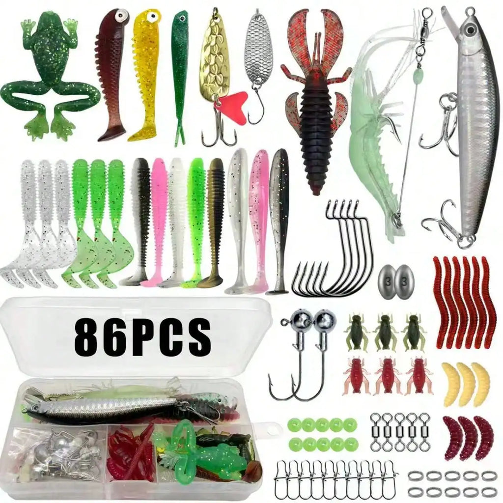 Multi-Bait Fishing Tackle Set,