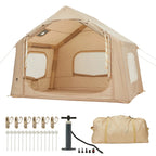 Large Inflatable Camping Tent for 4-6 Adults