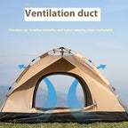 3-4 Person Instant Golden Tent -