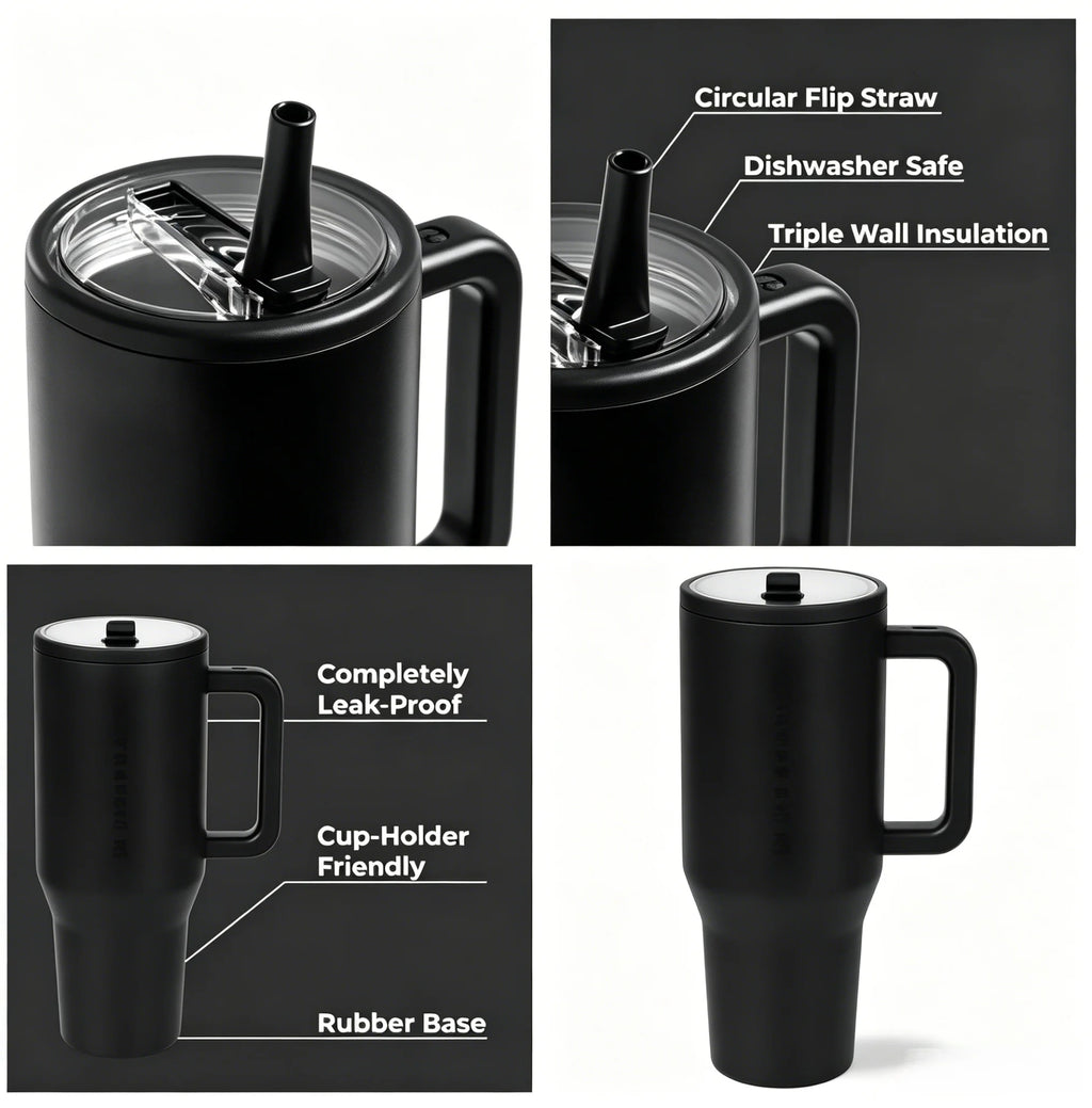 40oz Insulated Stainless Steel Water Bottle |