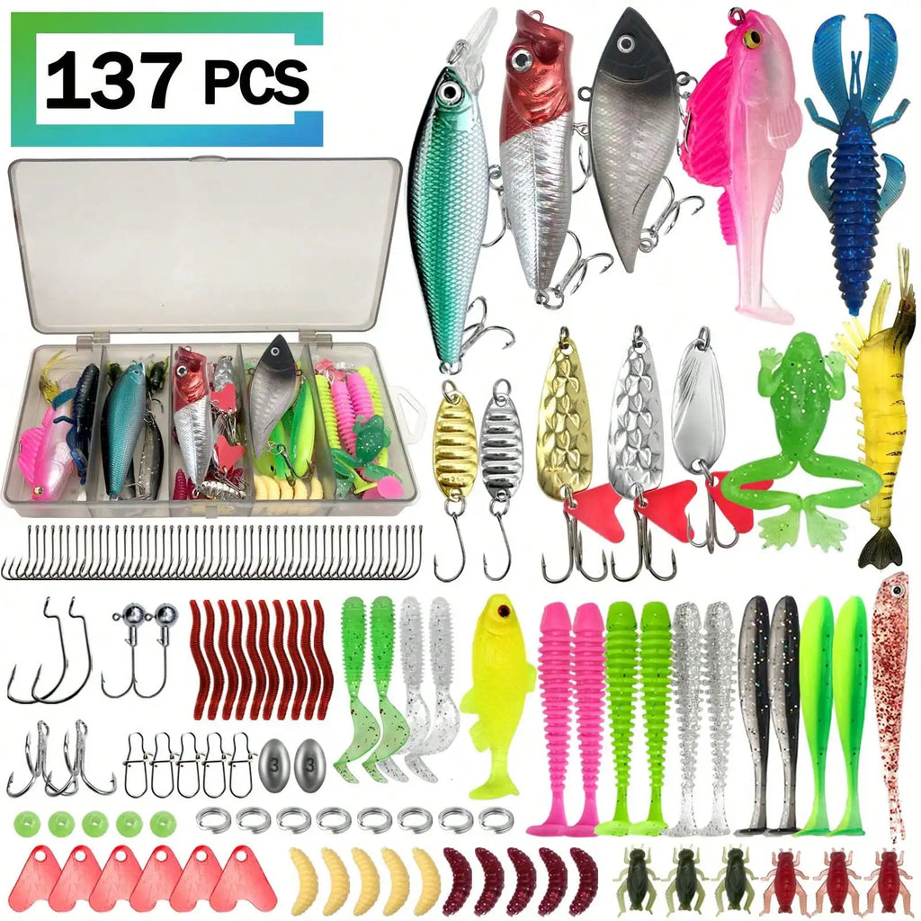 Fishing Lure Set With Box