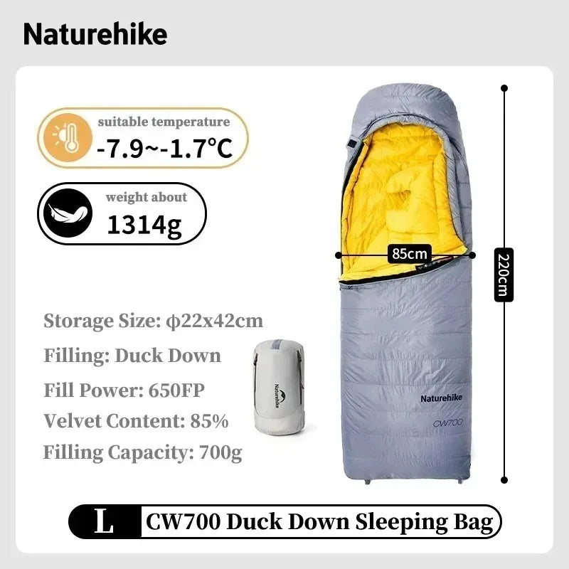 Ultralight Down Sleeping Bag for Adults