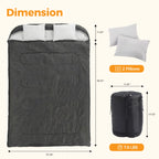 Double Sleeping Bag for Adults
