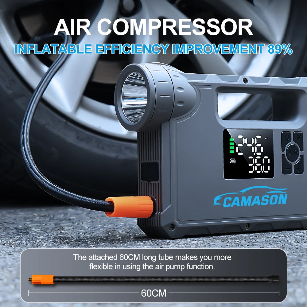 Portable Air Compressor & Battery Jump