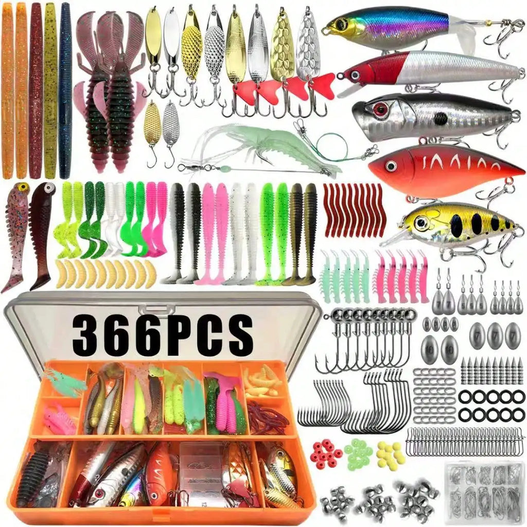 Multi-Bait Fishing Tackle Set,