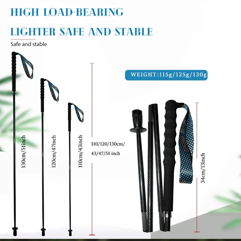 Carbon City Walking Running Sticks