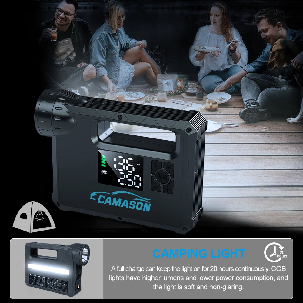 Portable Air Compressor & Battery Jump