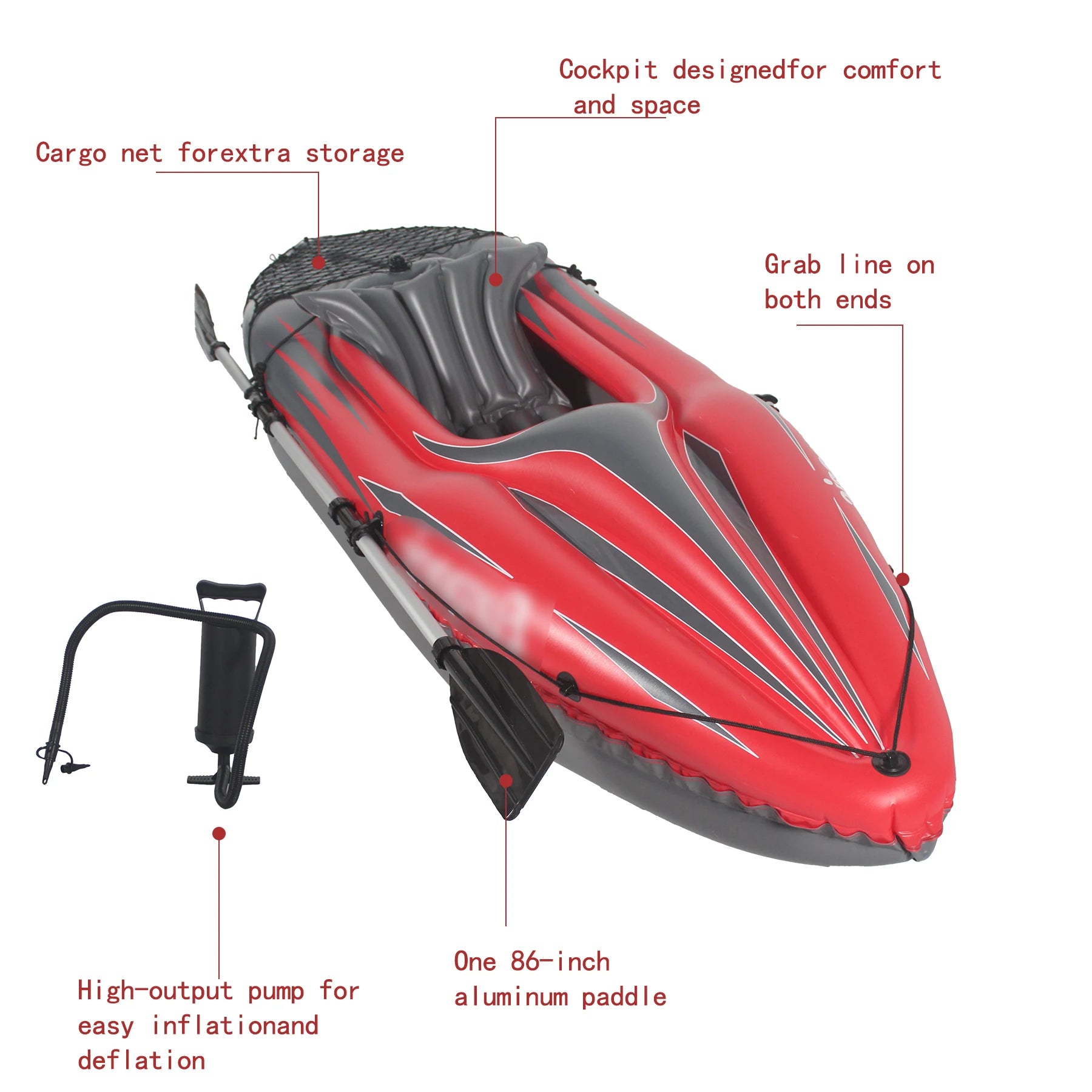 Inflatable Kayak Fishing Boat