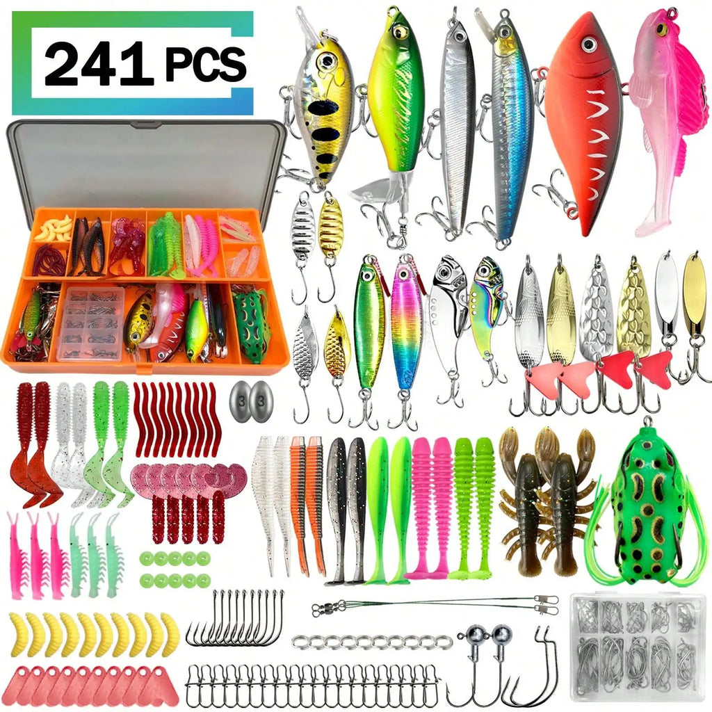Fishing Lure Set With Box
