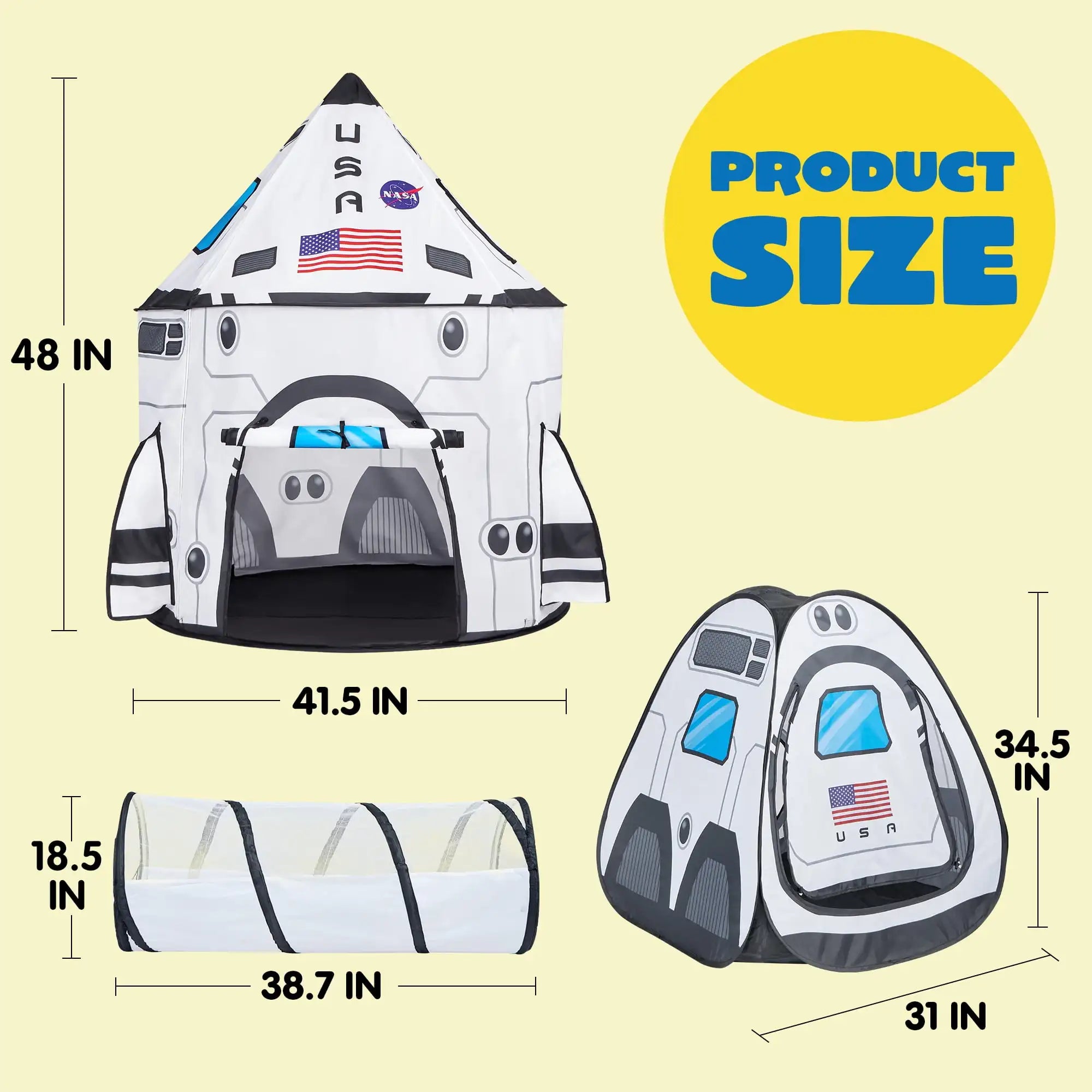 Rocket Ship Play Tents