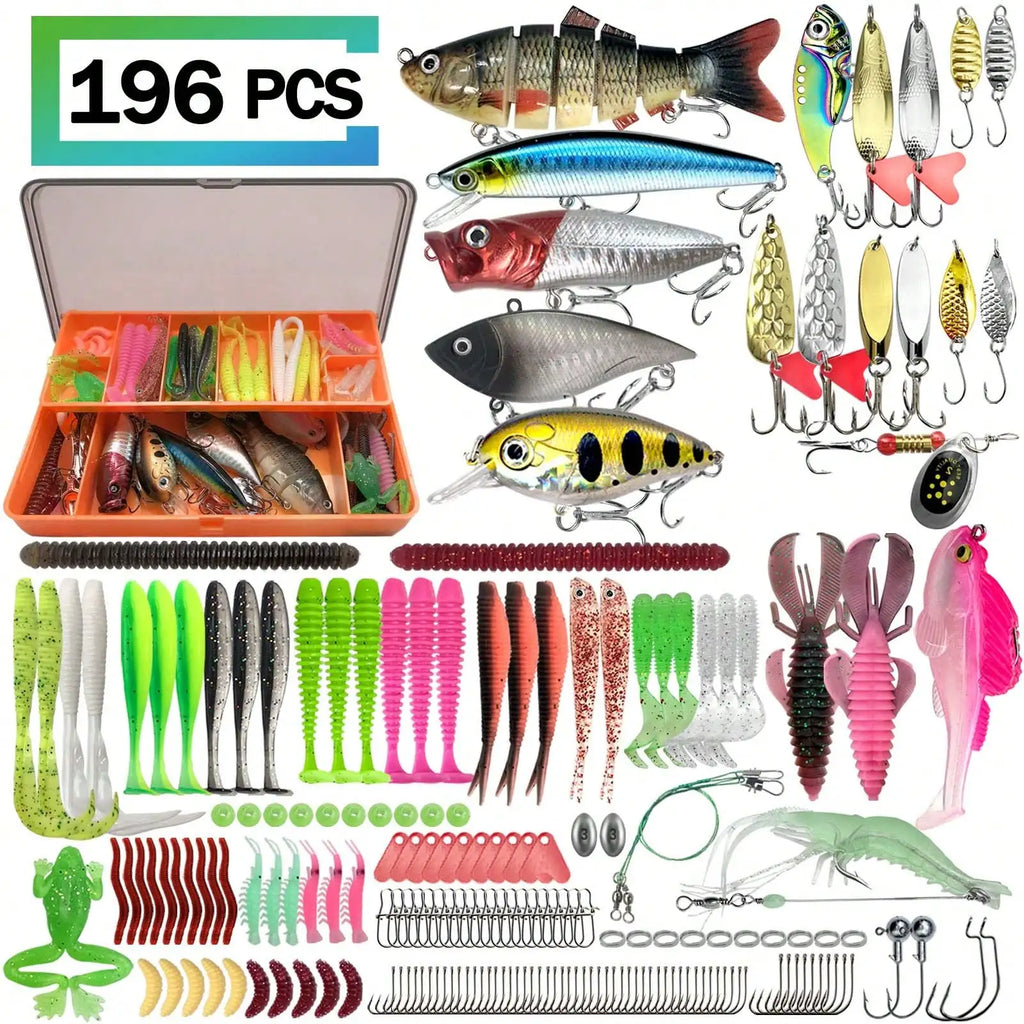 Fishing Lure Set With Box