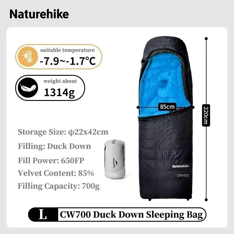 Ultralight Down Sleeping Bag for Adults