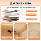 Large Inflatable Camping Tent for 4-6 Adults