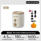Naturehike Multi-function Air Pump Outdoor Mini Portable Fast Charge Air Pump For Inflatable Mat Travel Camping Pump