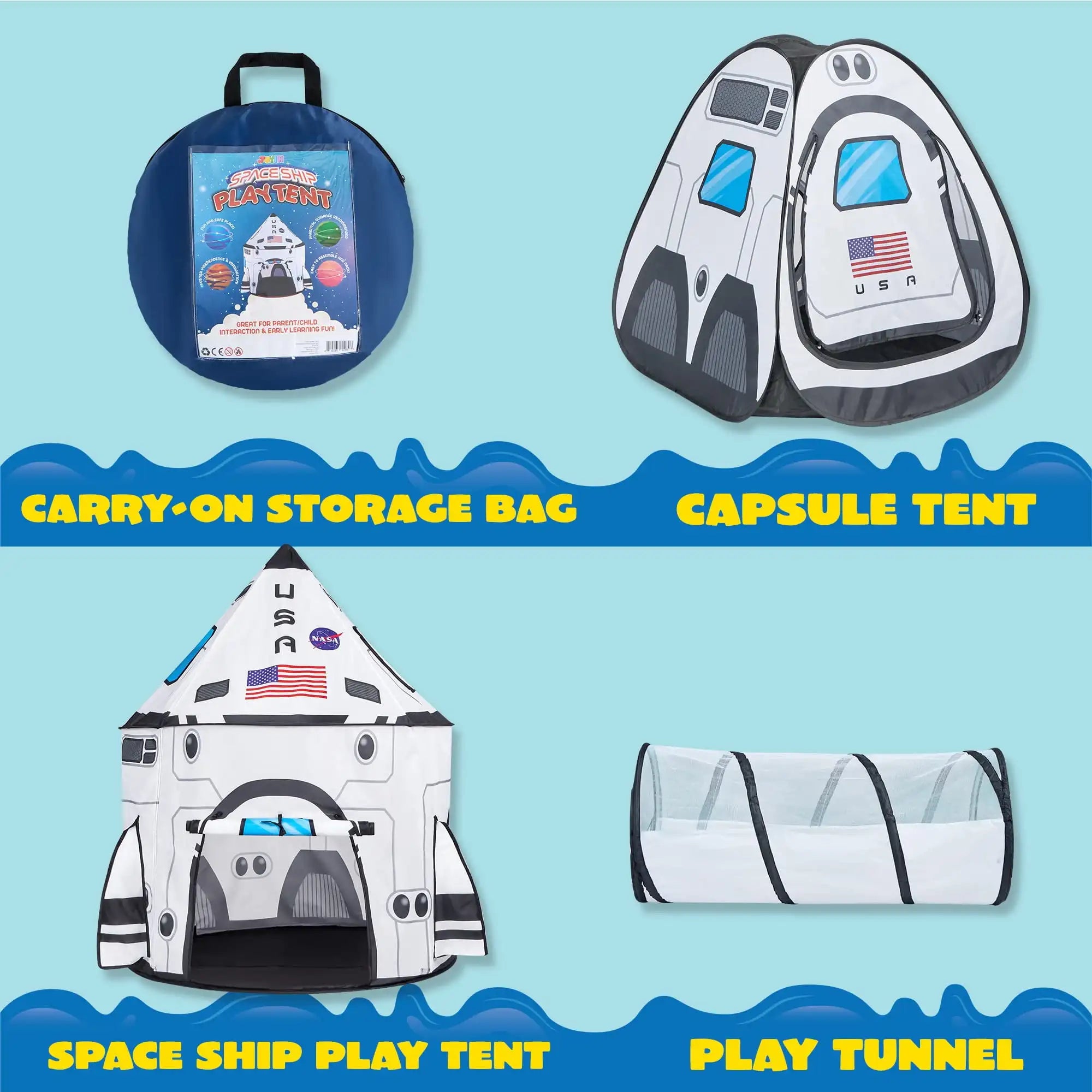 Rocket Ship Play Tents
