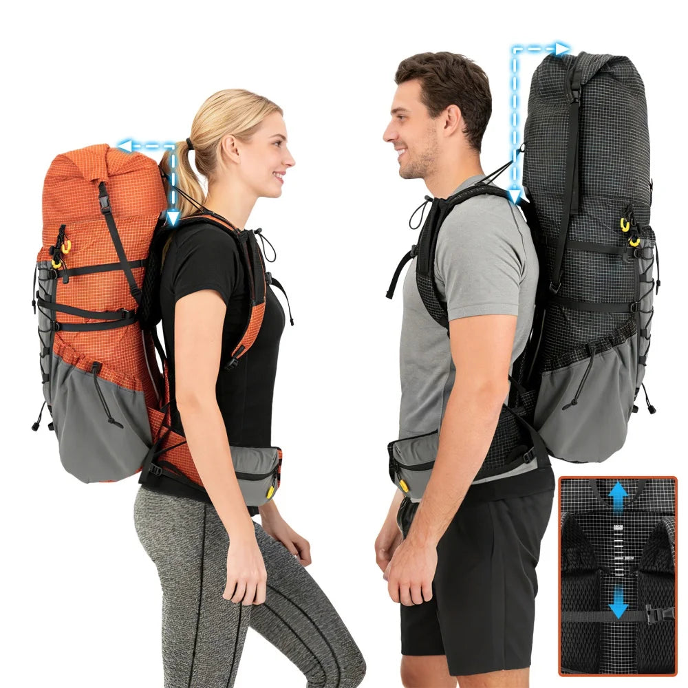 Night Cat Internal-frame Hiking Backpack: