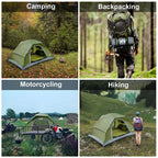 Night Cat Camping Tents 1 2 3 4 Persons with Unique Rainfly Backpacking Tent Easy Clip Setup Double Layers 2 Doors Waterproof Lightweight