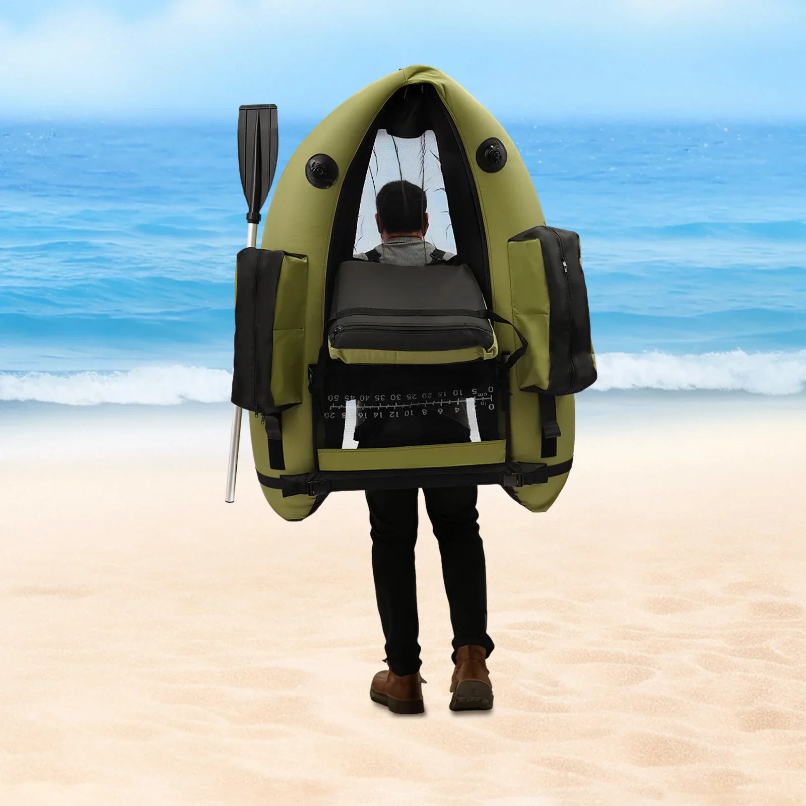 Inflatable Waterproof Fishing Boat