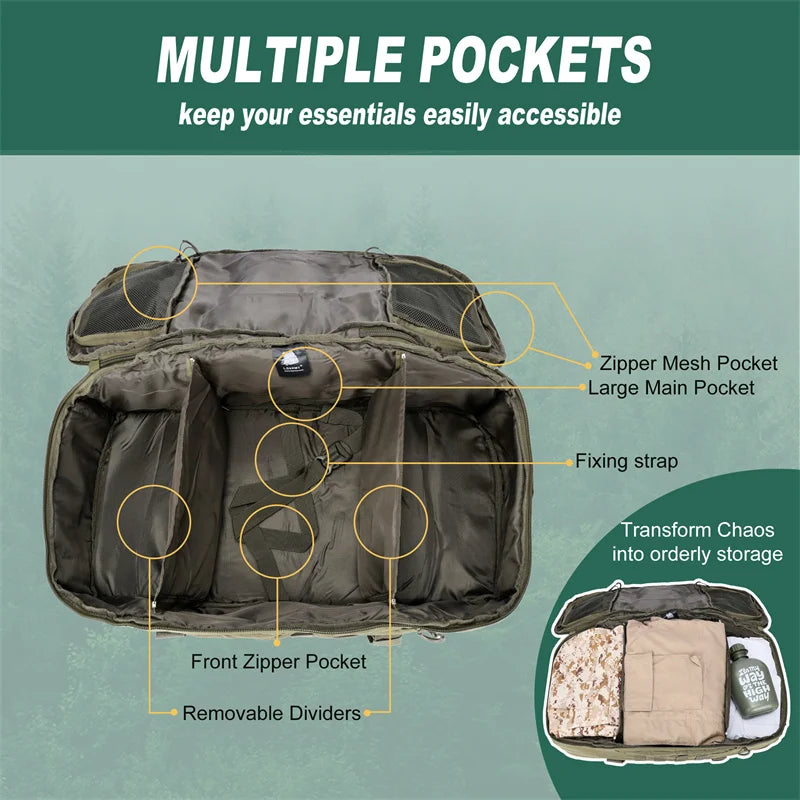 Outdoor Mountaineering Bag Moblle Tactical Backpack