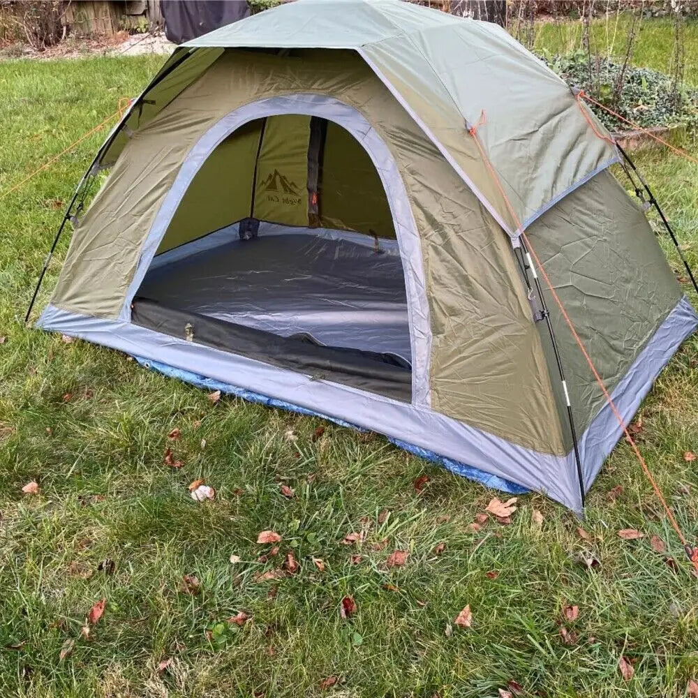 Night Cat Camping Tents 1 2 3 4 Persons with Unique Rainfly Backpacking Tent Easy Clip Setup Double Layers 2 Doors Waterproof Lightweight