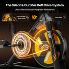 Toputure TEB5 Magnetic Exercise Bike for Indoor Cycling