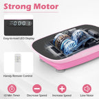 Vibration Plate Exercise Machine for Lymphatic Drainage and Weight Loss with 10 Speed Intensities
