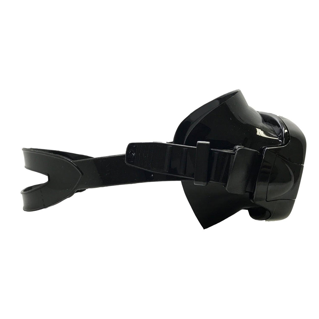 Scuba Choice Mask With Yellow Mirror Coated Lense + Black/Yellow Snorkel Combo