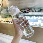 Durable Sports Cup Couple Water Cup Plastic Portable Drink Bottle Tarvel Outdoor Rope Water Bottle Juice Milk Cup Kitchen Water Cup