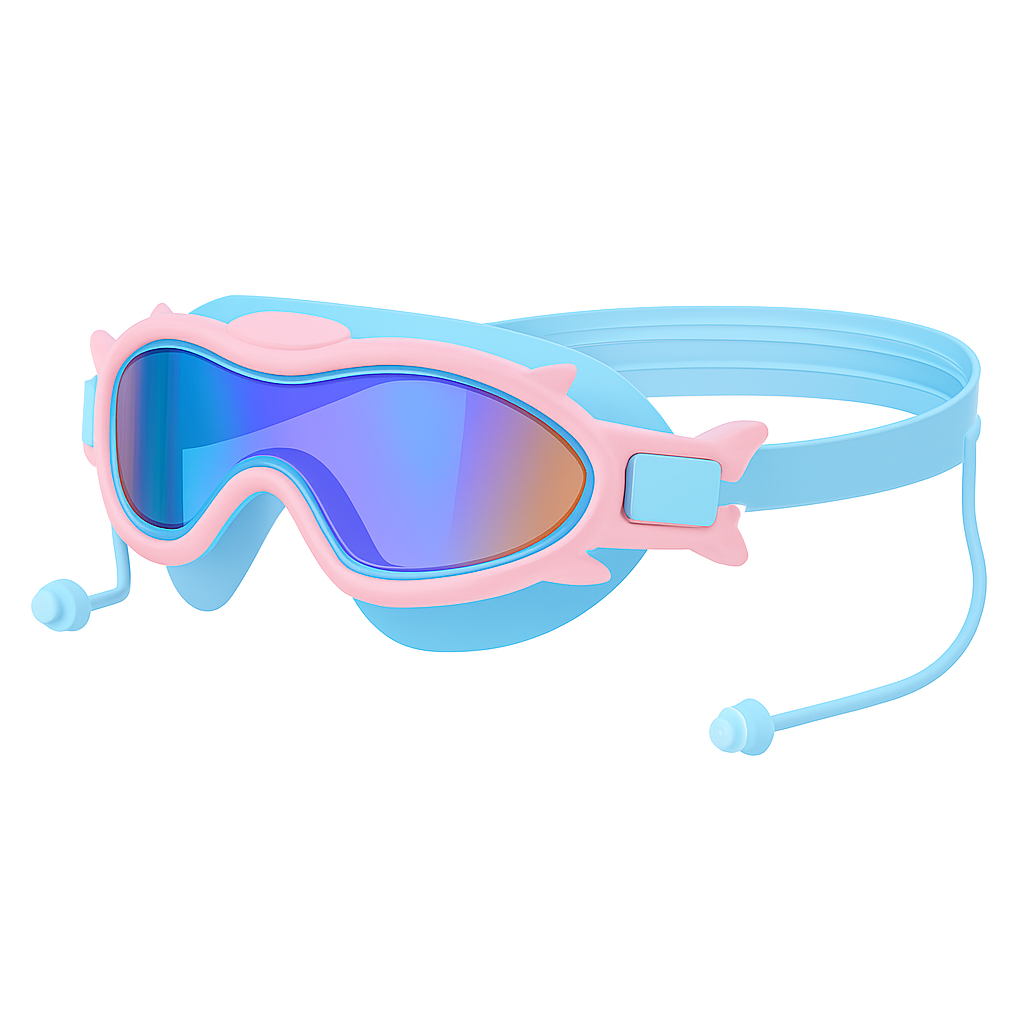 Kids Swim Goggles with Anti-Fog and UV Protection