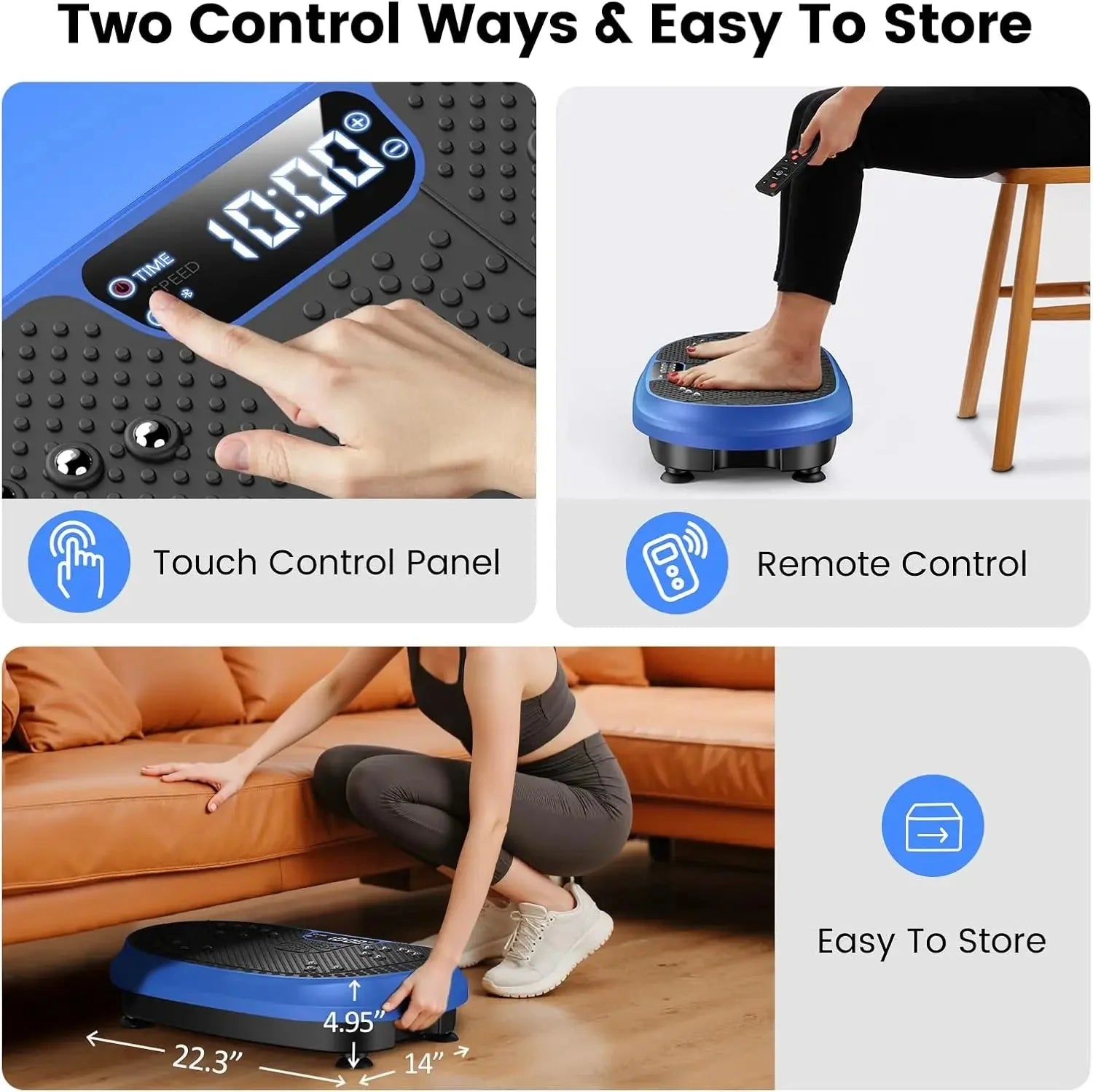 Vibration Fitness Platform – Bluetooth Full-Body Plate